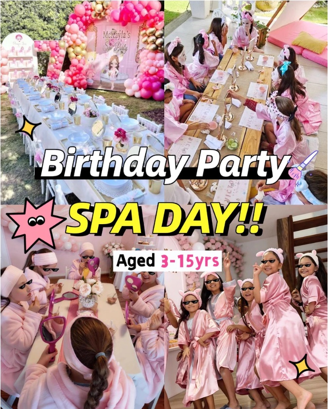 Kids spa day party activities